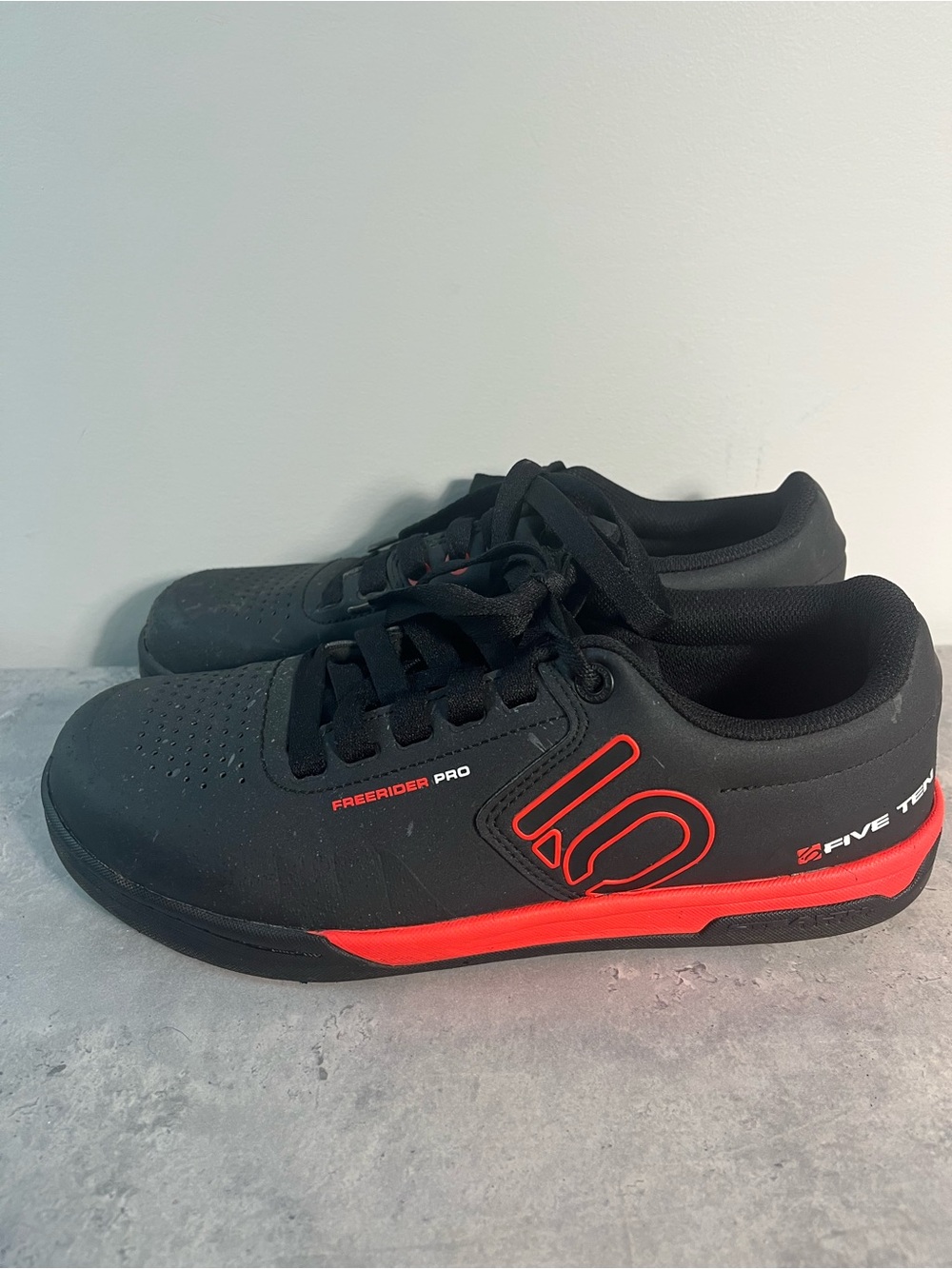 Adidas Five Ten Freerider Pro Mountain Bike Shoes Black Red Men’s 9 - Picture 5 of 9